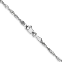 14k WG 1.7mm Singapore Chain-PEN124-18