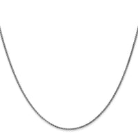 14k White Gold 1.25mm D/C Spiga Chain-PEN127-20