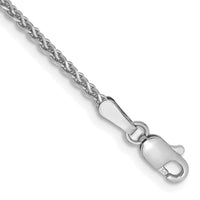 14k White Gold 1.7mm D/C Spiga Chain-PEN128-7