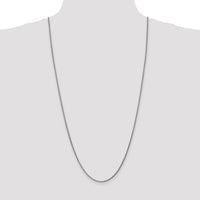 14k White Gold 2.1mm D/C Spiga Chain-PEN129-30