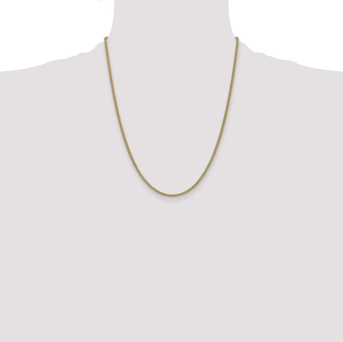 14k 2.1mm Spiga Chain-PEN13-22
