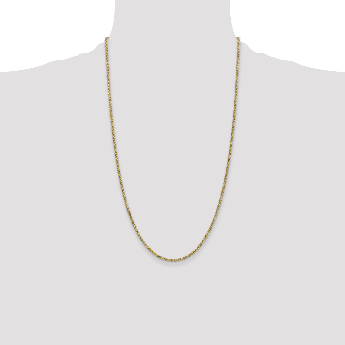 14k 2.1mm Spiga Chain-PEN13-26