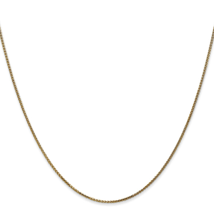 14k 1.05mm D/C Spiga with Spring Ring Clasp Chain-PEN130-22