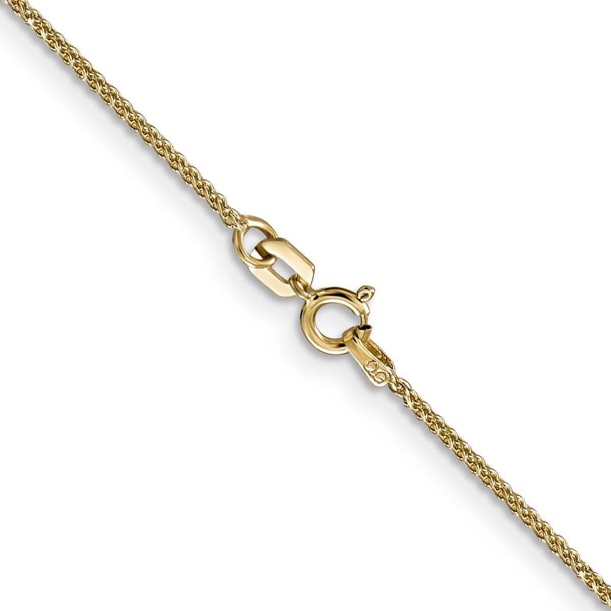 14k 1.05mm D/C Spiga with Spring Ring Clasp Chain-PEN130-22