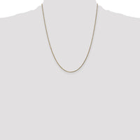 14k 1.05mm D/C Spiga with Spring Ring Clasp Chain-PEN130-22