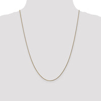 14k 1.05mm D/C Spiga with Spring Ring Clasp Chain-PEN130-24