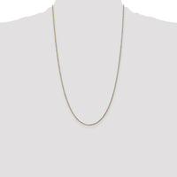 14k 1.05mm D/C Spiga with Spring Ring Clasp Chain-PEN130-26