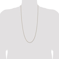 14k 1.05mm D/C Spiga with Spring Ring Clasp Chain-PEN130-30