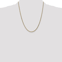 14k 2.1mm D/C Spiga Chain-PEN131-22