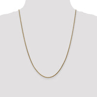14k 2.1mm D/C Spiga Chain-PEN131-24