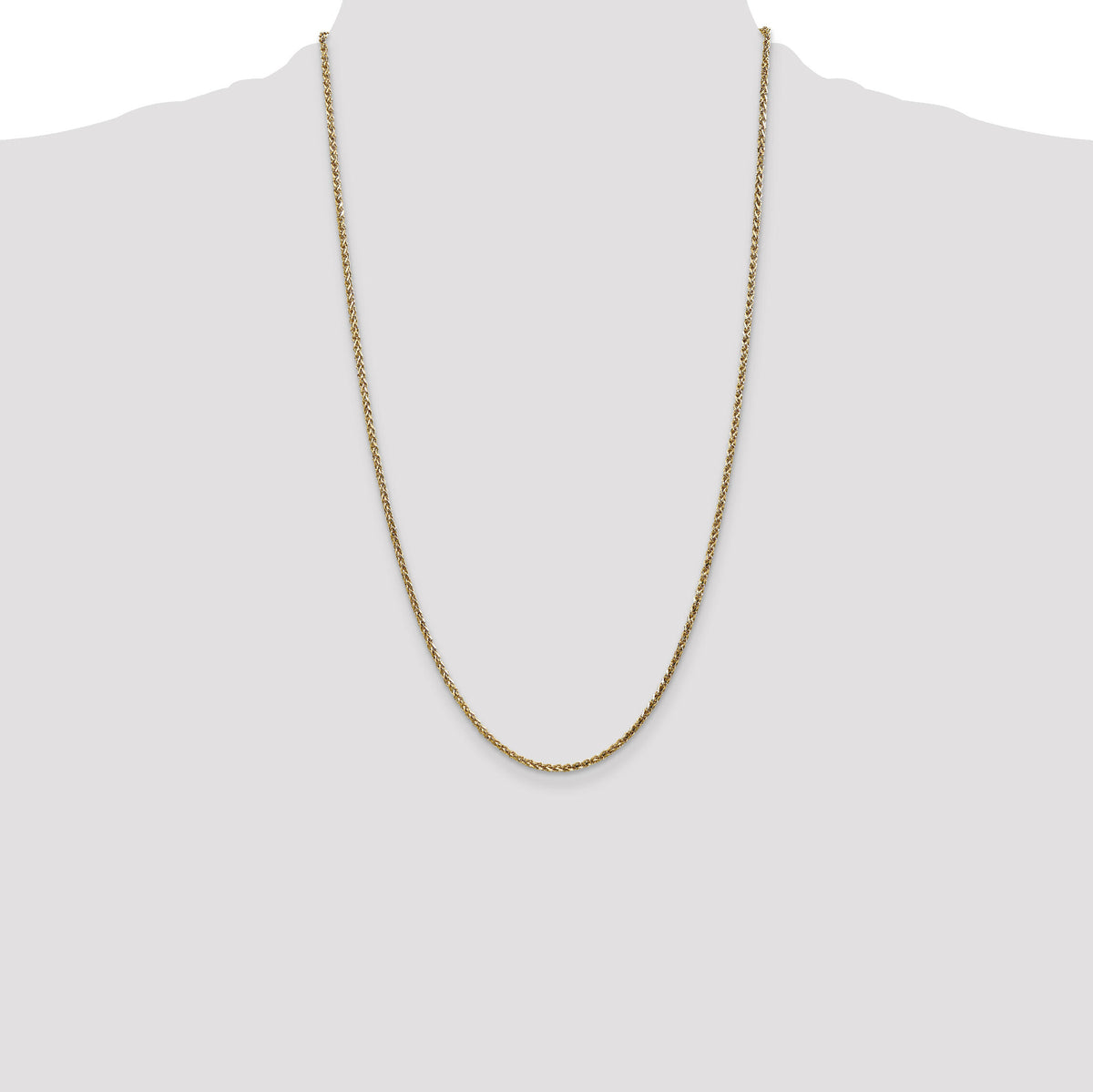 14k 2.1mm D/C Spiga Chain-PEN131-26
