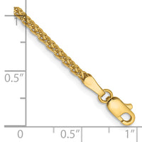 14k 2.1mm D/C Spiga Chain-PEN131-7