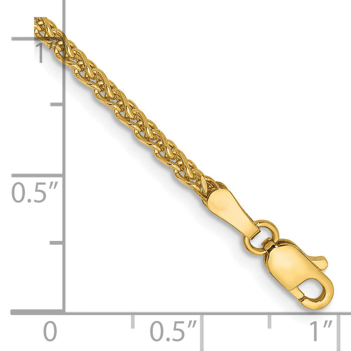 14k 2.1mm D/C Spiga Chain-PEN131-7