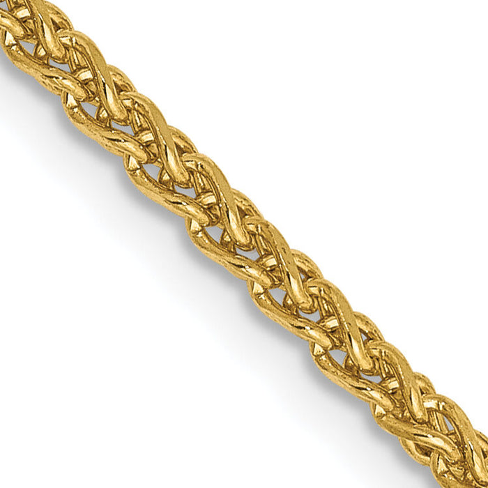 14k 2.1mm D/C Spiga Chain-PEN131-18