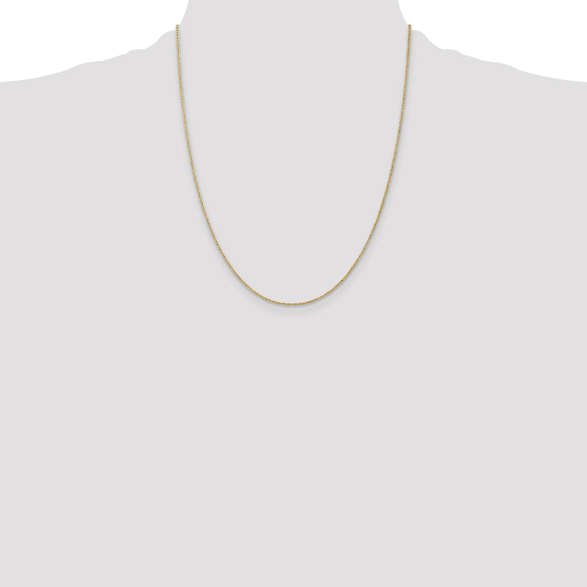 14k 1.05mm Spiga with Lobster Clasp Chain-PEN133-22