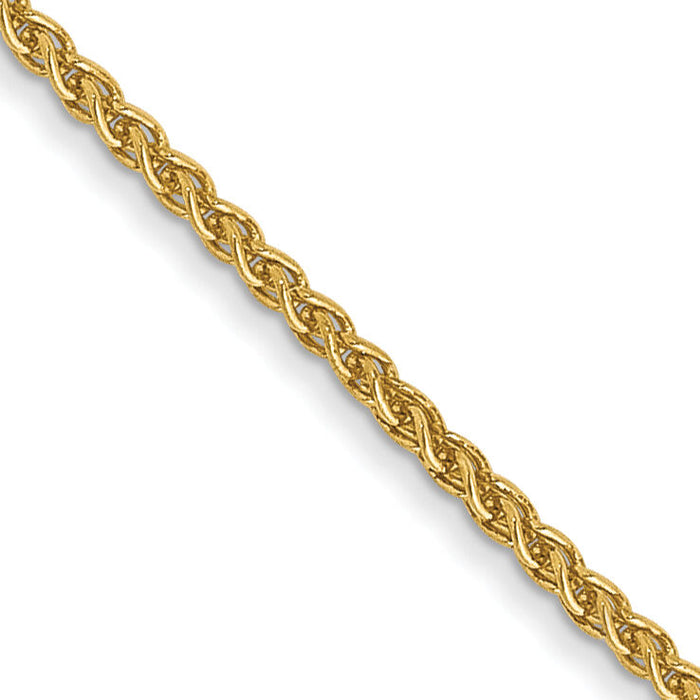 14k 1.05mm Spiga with Lobster Clasp Chain-PEN133-22