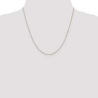 14k .75mm Round Open Link Cable Chain-PEN135-20