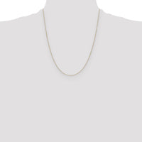 14k .75mm Round Open Link Cable Chain-PEN135-22