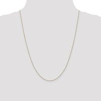 14k .75mm Round Open Link Cable Chain-PEN135-24