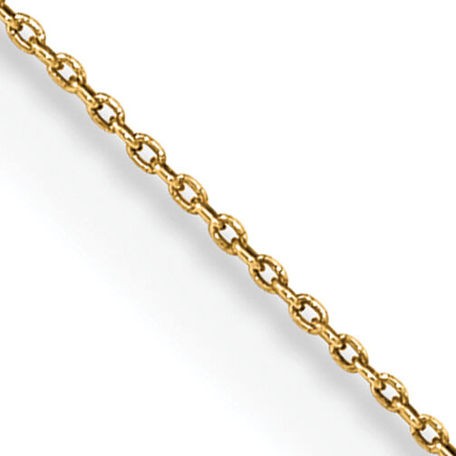 14k .75mm Round Open Link Cable Chain-PEN135-13