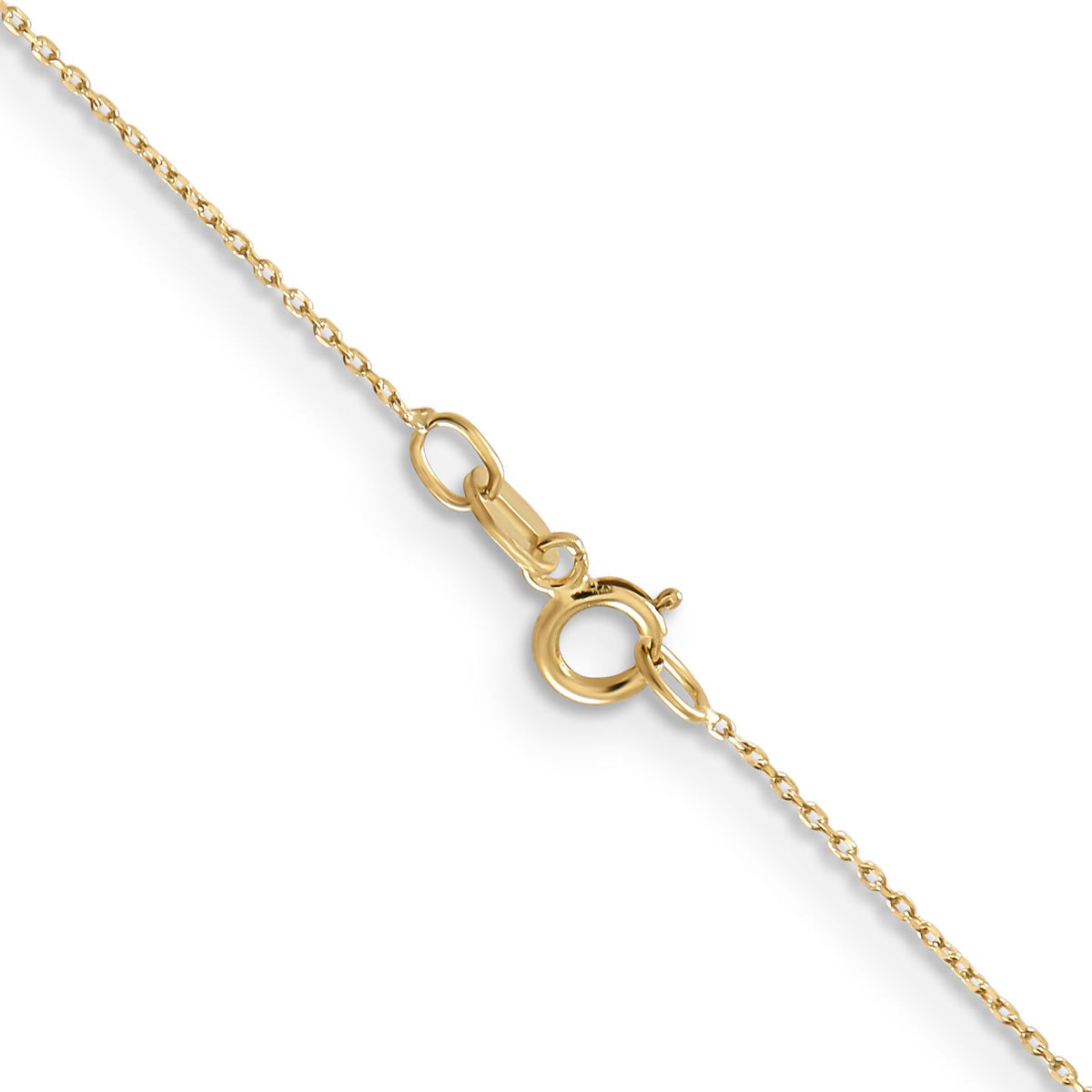 14k .6mm D/C Round Open Link Cable Chain-PEN136-14