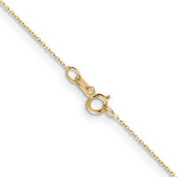 14k .6mm D/C Round Open Link Cable Chain-PEN136-20
