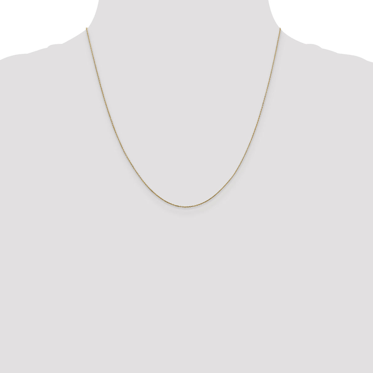 14k .6mm D/C Round Open Link Cable Chain-PEN136-20
