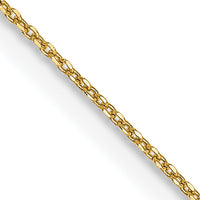 14k .6mm D/C Round Open Link Cable Chain-PEN136-20