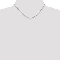 14k White Gold 1.4mm Round Open Link Cable Chain-PEN137-16