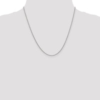 14k White Gold 1.4mm Round Open Link Cable Chain-PEN137-20