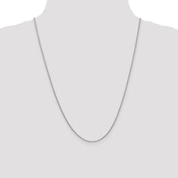 14k White Gold 1.4mm Round Open Link Cable Chain-PEN137-24