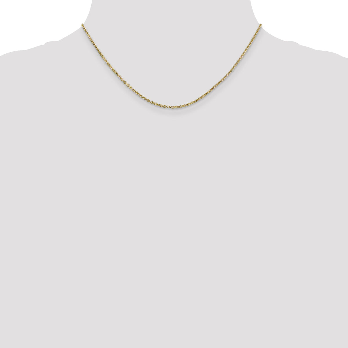 14k 1.8mm Forzantine Cable Chain-PEN138-16