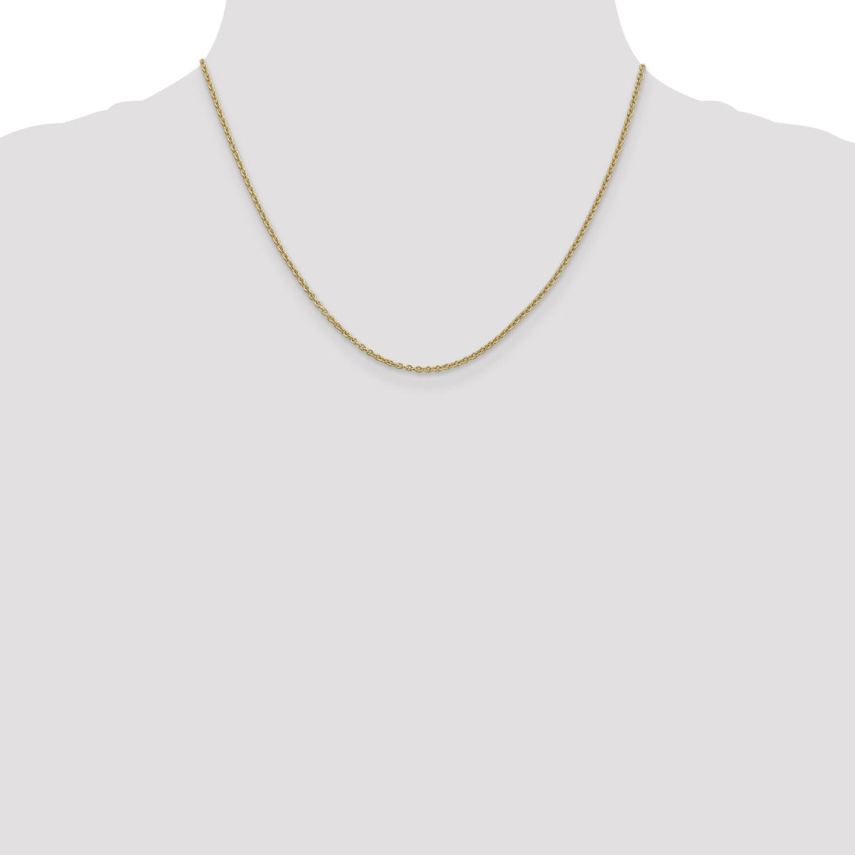 14k 1.8mm Forzantine Cable Chain-PEN138-18