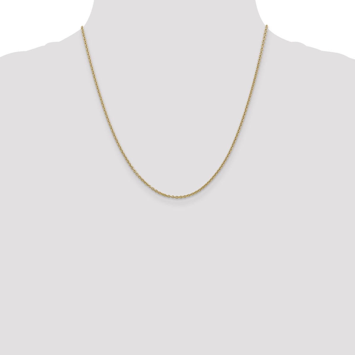 14k 1.8mm Forzantine Cable Chain-PEN138-20