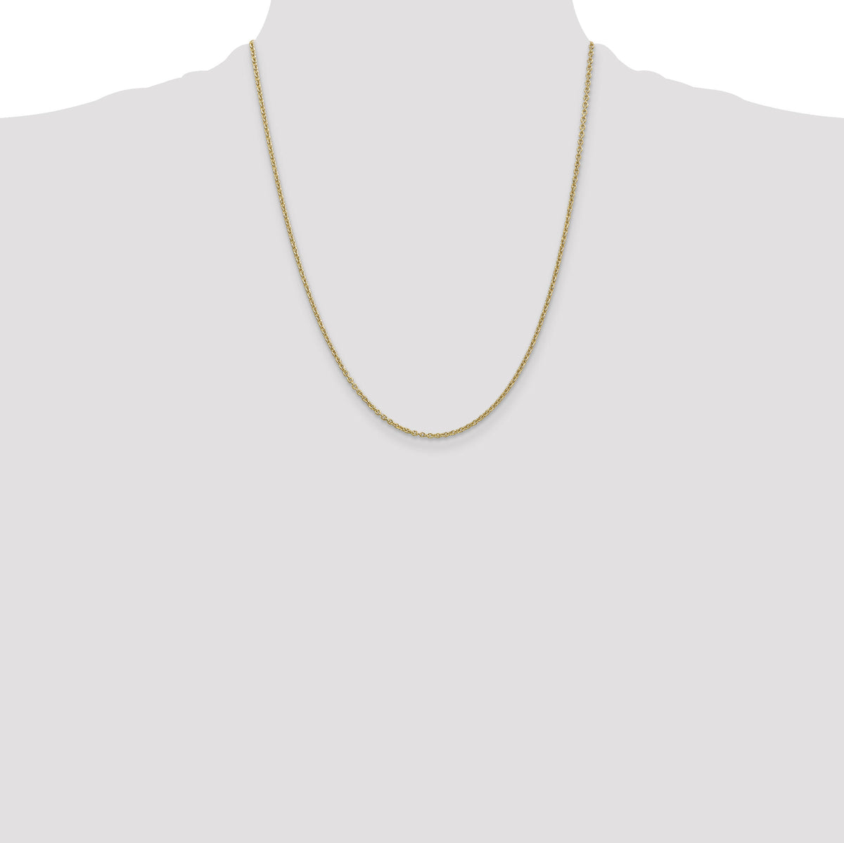 14k 1.8mm Forzantine Cable Chain-PEN138-22