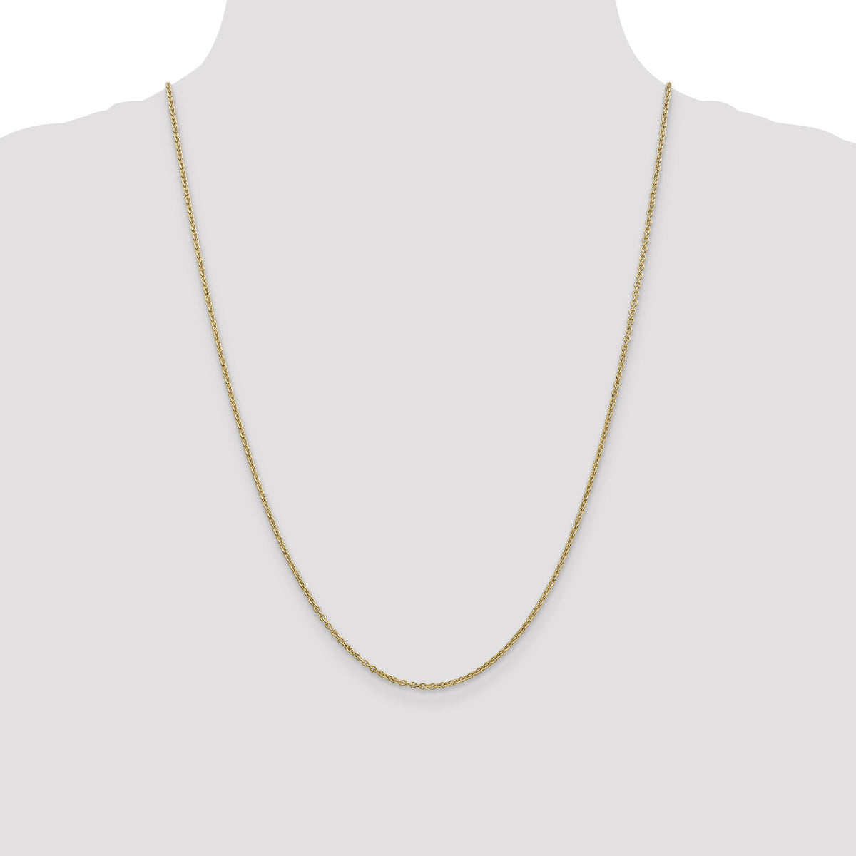 14k 1.8mm Forzantine Cable Chain-PEN138-24