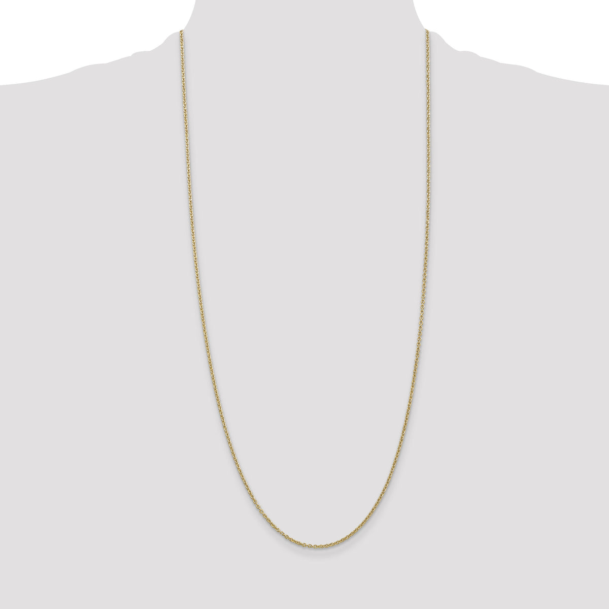 14k 1.8mm Forzantine Cable Chain-PEN138-30
