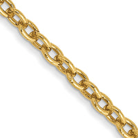 14k 1.8mm Forzantine Cable Chain-PEN138-20