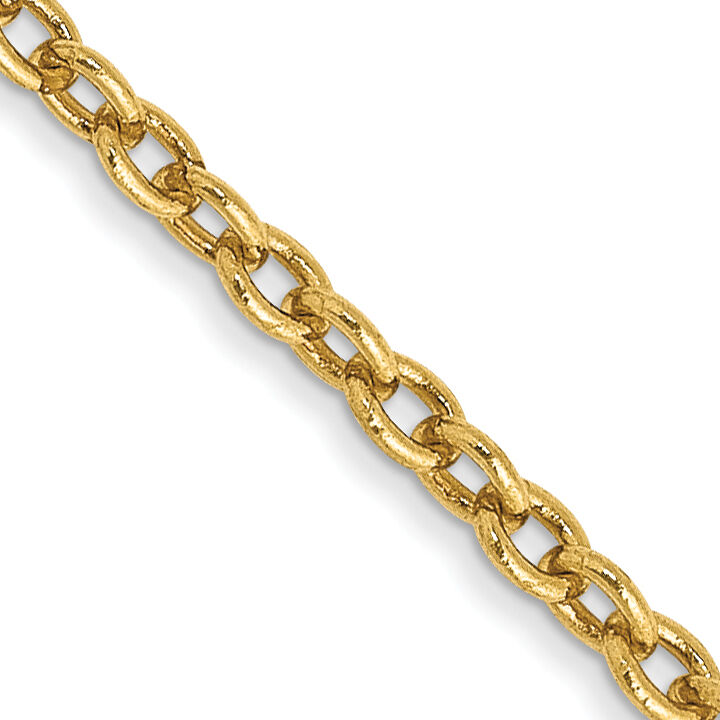 14k 1.8mm Forzantine Cable Chain-PEN138-24