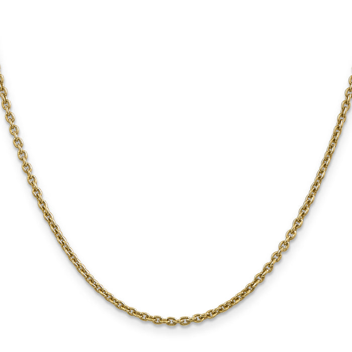 14k 2.2mm Forzantine Cable Chain-PEN139-16