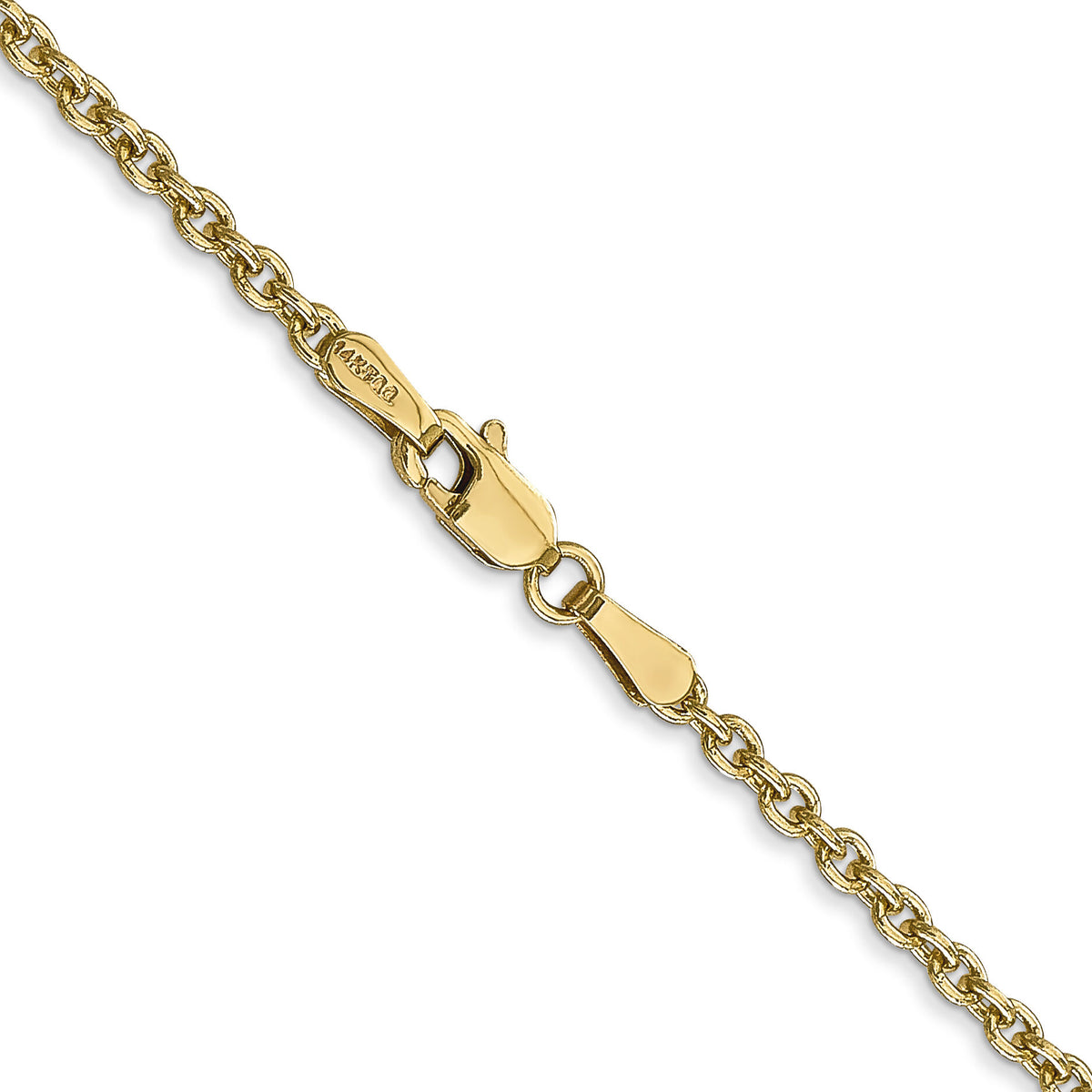 14k 2.2mm Forzantine Cable Chain-PEN139-18