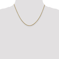 14k 2.2mm Forzantine Cable Chain-PEN139-18