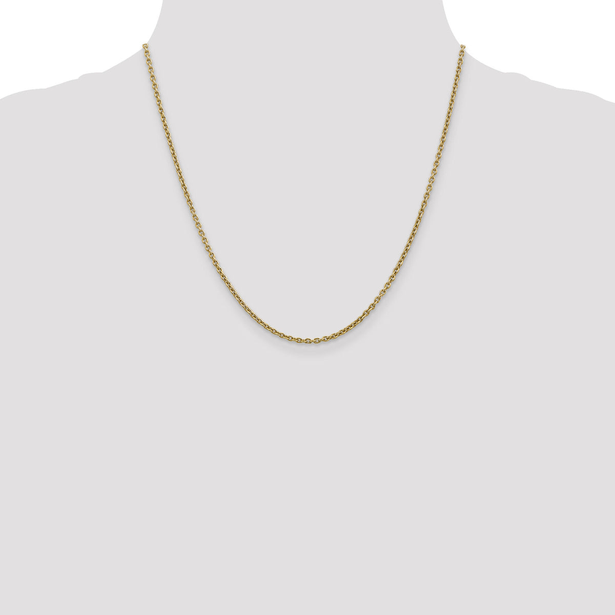14k 2.2mm Forzantine Cable Chain-PEN139-20