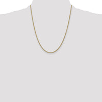 14k 2.2mm Forzantine Cable Chain-PEN139-22