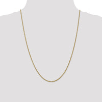 14k 2.2mm Forzantine Cable Chain-PEN139-24