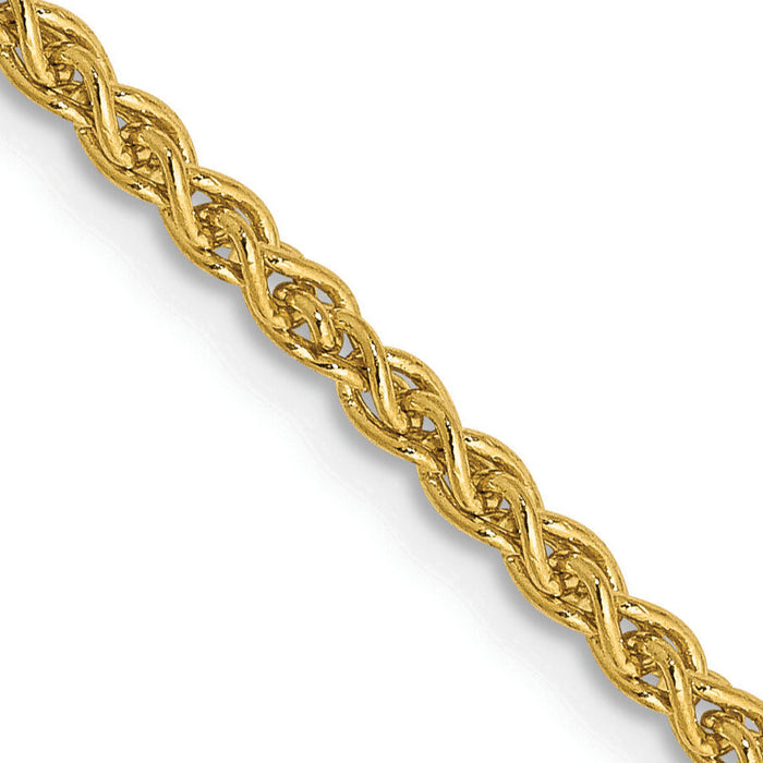 14k 2.1mm Spiga Chain-PEN13-22