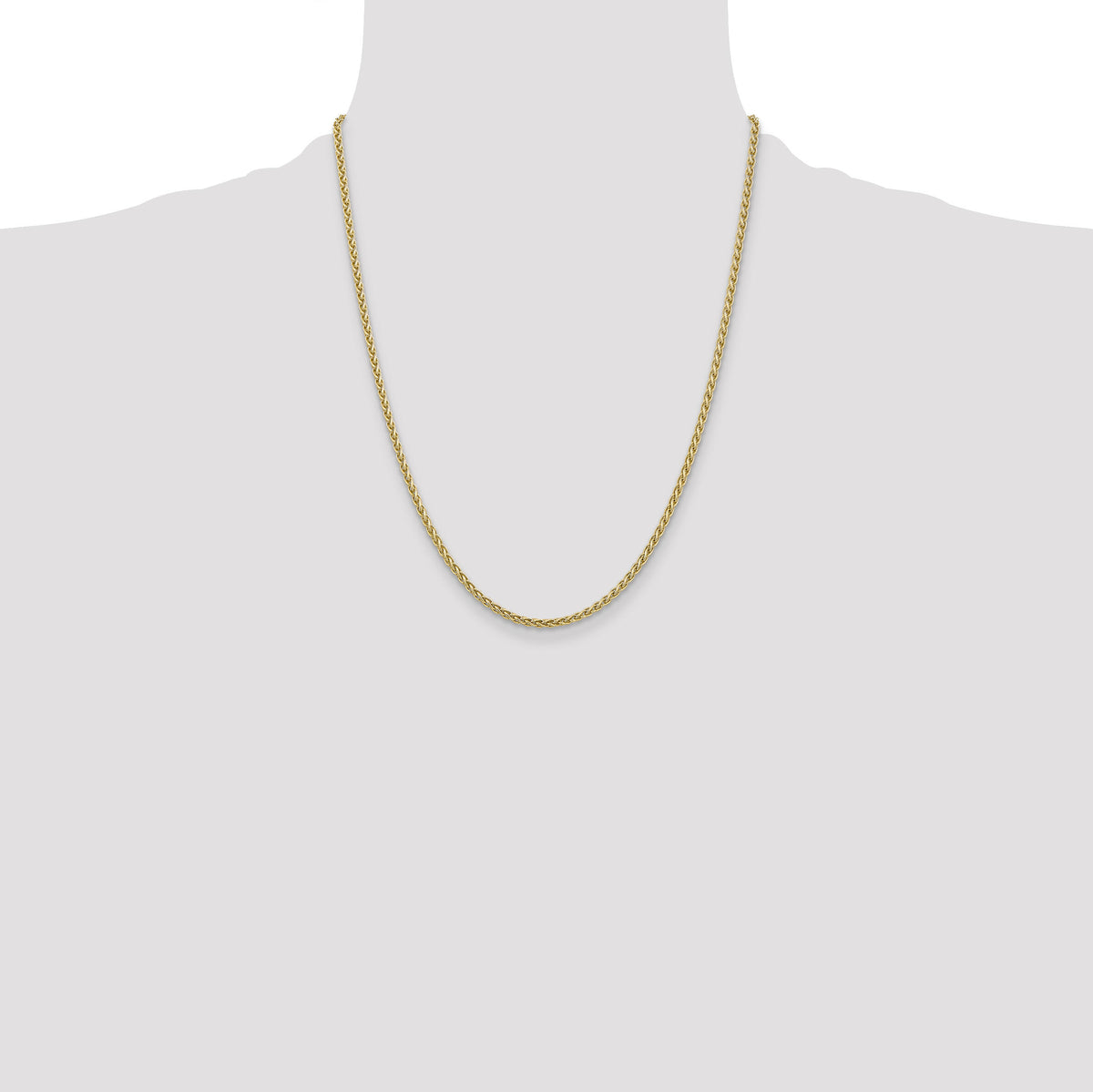 14k 2.5mm Spiga Chain-PEN14-22