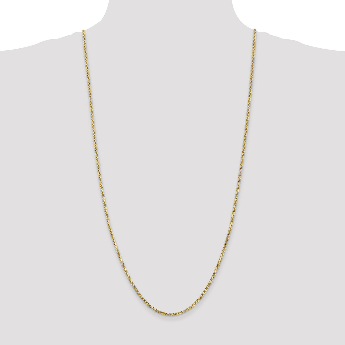 14k 2.5mm Spiga Chain-PEN14-30
