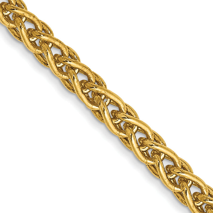 14k 2.5mm Spiga Chain-PEN14-16