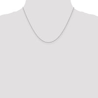 14k White Gold .75mm Round Open Link Cable Chain-PEN143-18